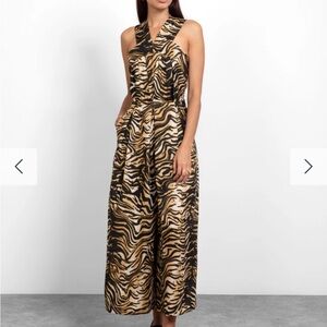 Rachel Comey Ines animal print jumpsuit size 6 / new without tags!